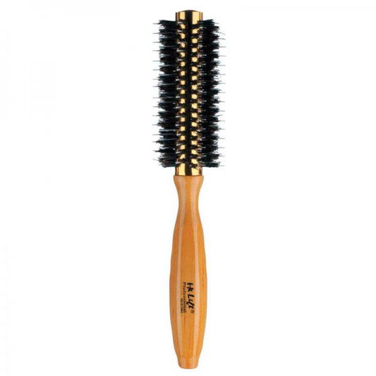 Hilift Round Porcupine 10 Row Ceramic Brush With Wooden Handle Hi Lift