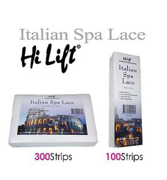 Hilift Wax Strips 100 Pack Italian Spa Lace. Hi Lift