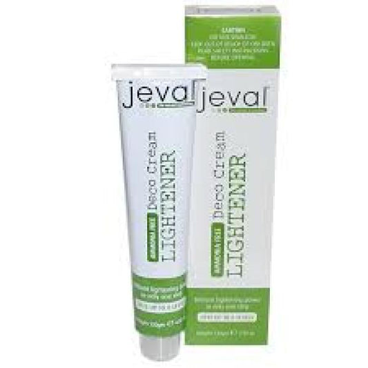 Jeval Ammonia Free Deco Cream Lightener Lifts Up To Six Levels 130ML Jeval