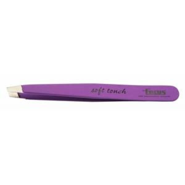 Focus Tweezer Slant Purple Soft Touch Focus