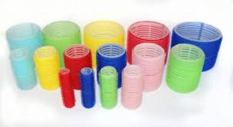 Velcro Cling Rollers VTR8 Green 21MM Twelve Per Pack Finishing Touch Body Hair And Beauty Supplies