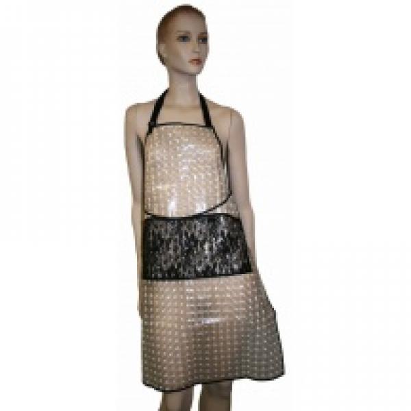 Apron Stylist 5021 Black With Safari Patch Black Only Finishing Touch Wangaratta