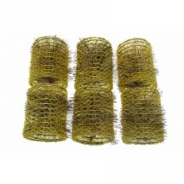 Brush Roller Yellow 47MM With Stainless Coil 6 Pack. Santorini