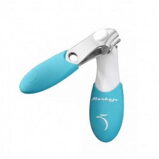 Merheje Nail Nippers Off Set Head Assorted Colors Single Only With Soft Touch Grip Merheje