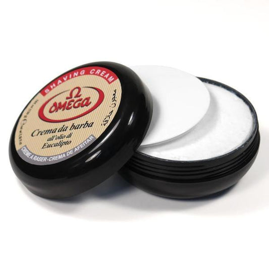 Omega Shaving Creme Black Tub Italian 165ML Omega