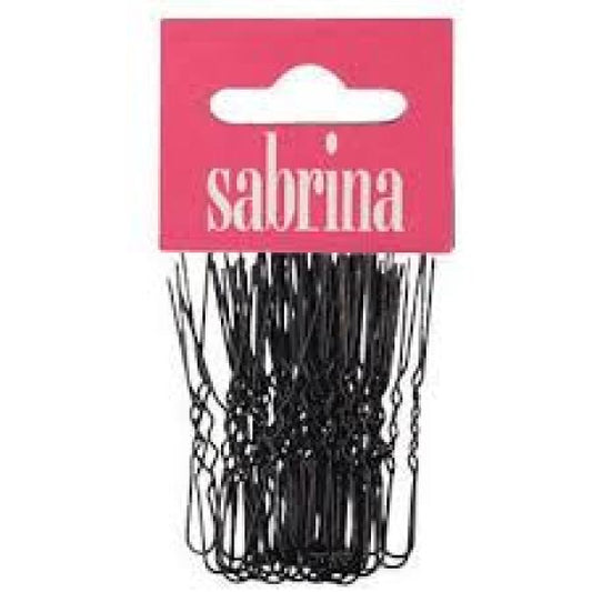 Sabrina Ripple Pins 53MM Black 50 Per Bag. Sabrina