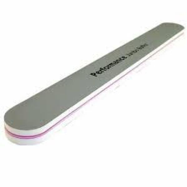 Performance Jumbo Satin Buffer Three Way Red, White & Grey Finishing Touch Body Hair And Beauty Supplies