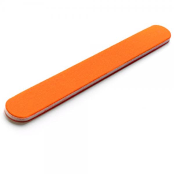 Indiana Nails Neon Orange Flouro 100/100 Grit File With White Cushion Indiana Nails