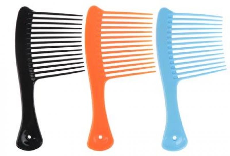 Finishing Touch Comb Extra Large Teeth Black Or Light Blue Only Finishing Touch Wangaratta