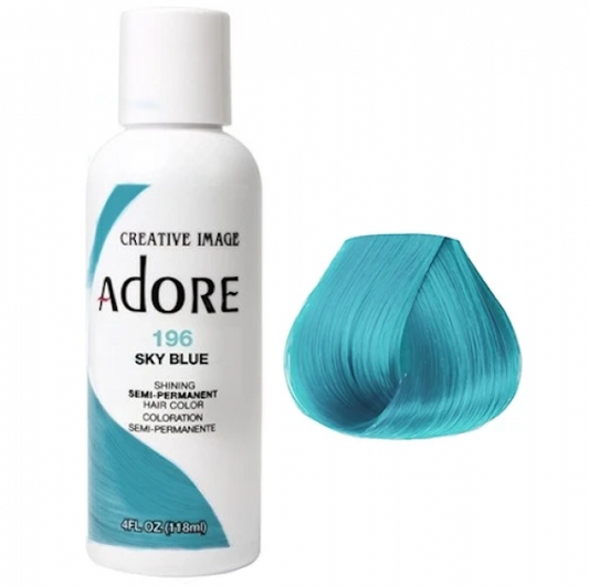 Adore Plus Semi Permanent Hair Color Sky Blue 118ML Adore