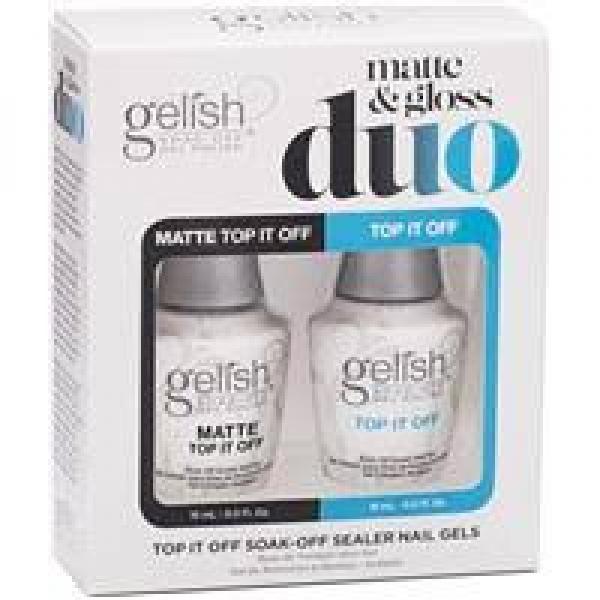 Gelish Pro Top It Off Gel Sealer Duo Matte And Sealer 15ML Gelish