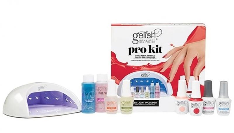 Gelish Pro Kit Includes Led Lamp 5-45 Two Gel Colors Plus Associated Products Gelish