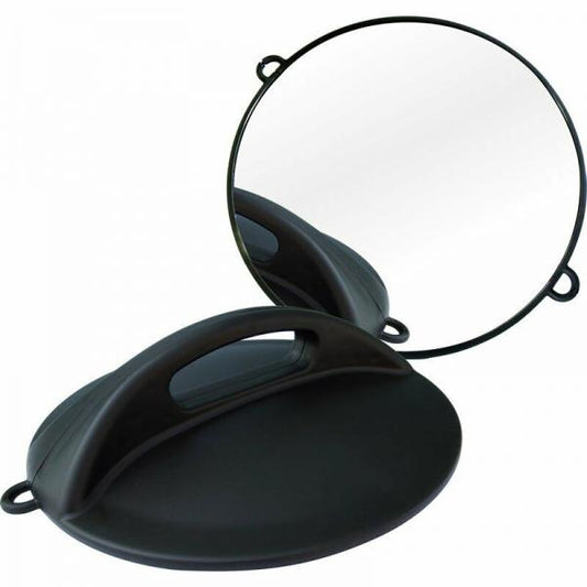 EZ Essentials Mirror Round Black In Box EZEssentials
