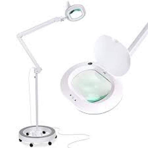 Mag Lamp Base Column Wheels White Only. Aqua