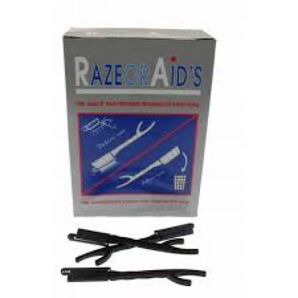 Razeor Aids Disposable Razors With Safety Locks Box Of 100 Santorini