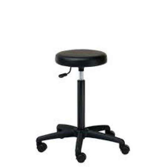 Beauty Stool Black Base. Aqua