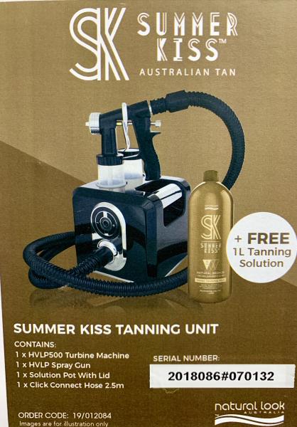 Summer Kiss Tanning Machine Kit Includes Free Solution Artav