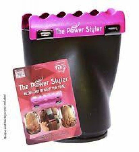 The Power Styler Assorted Colors Black Blue Orange Pink Ceramic Nozzle Attachment DaRoKo