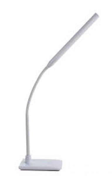 Uno Lamp Desk Top Small 123 Watt 1145 Lux Led Flexible Arm White. Aqua