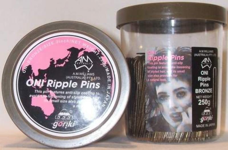 Ripple Pins Bronze 2 Inch 250GM. Finishing Touch Body Hair And Beauty Supplies