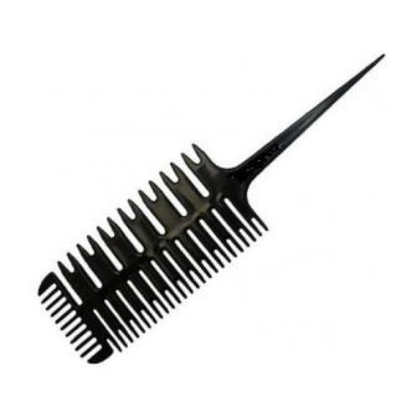 Highlighting Comb Black Special Design Three Sided Westons