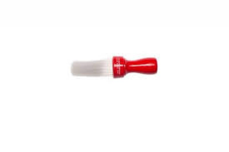 Neck Brush Aware Red Wooden Handle With Long Nylon Bristles. Finishing Touch Body Hair And Beauty Supplies