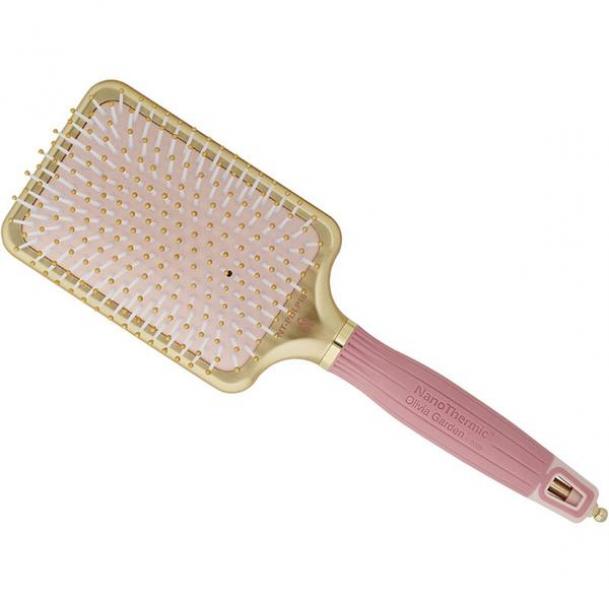 Olivia Garden Pink Paddle Nano Thermic Ceramic Ion Brush Olivia Garden
