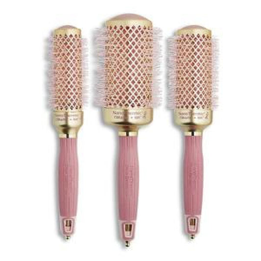 Olivia Garden Pink 34MM Nano Thermic Ceramic Ion Round Brush Olivia Garden