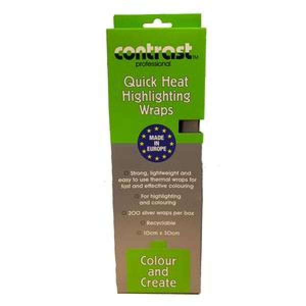 Contrast Quick Heat Highlighting Wraps 200 Per Box Contrast