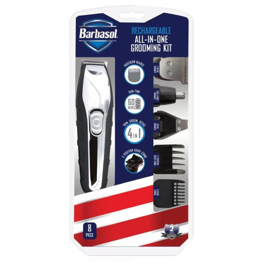 Barbasol USA All In One Grooming Kit Eight Piece 2 year Warranty Barbasol