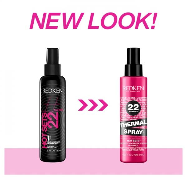 Redken Hot Sets 22 Thermal Setting Mist Heat Protection High Hold 125ML Redken