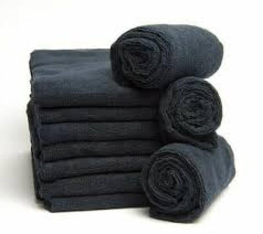 Black Towel Neck Wraps With Press Studs For Coloring Protection Finishing Touch Wangaratta