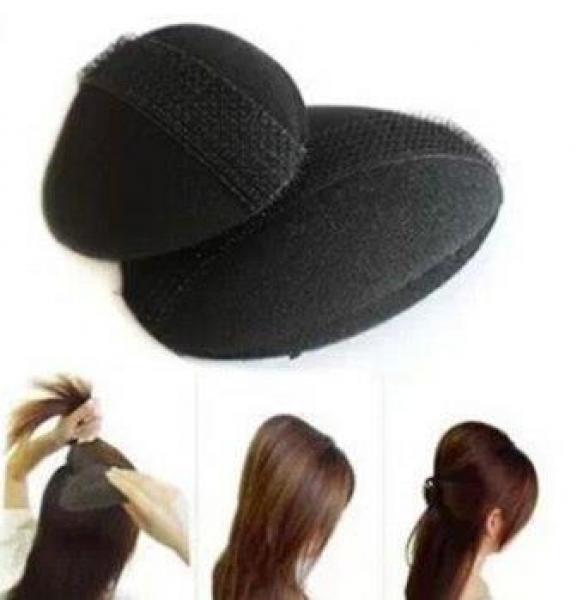 Finishing touch Wangaratta Volume Hair Base Padding Two Pieces Oval Velcro Black Finishing Touch Wangaratta