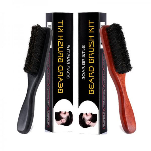 Ftw Mens Mustache And Beard Brush Wooden With Natural Bristles Finishing Touch Wangaratta
