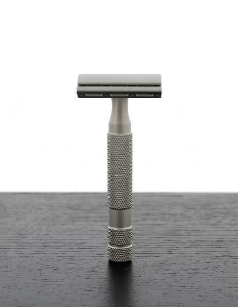 Evanst Shaver Safety Razors Silver For Shaving Old Style Twist Flip Open To Add Blades Finishing Touch Wangaratta