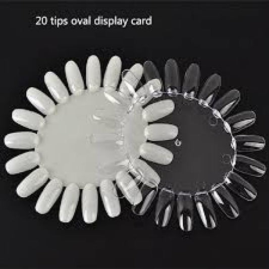 Budget Nail Display Ring 20 Tips Nude Or Clear. Finishing Touch Wangaratta
