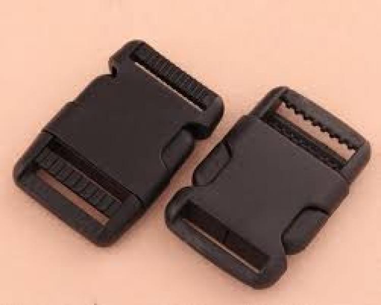 Black Plastic Buckle 25MM. Finishing Touch Wangaratta