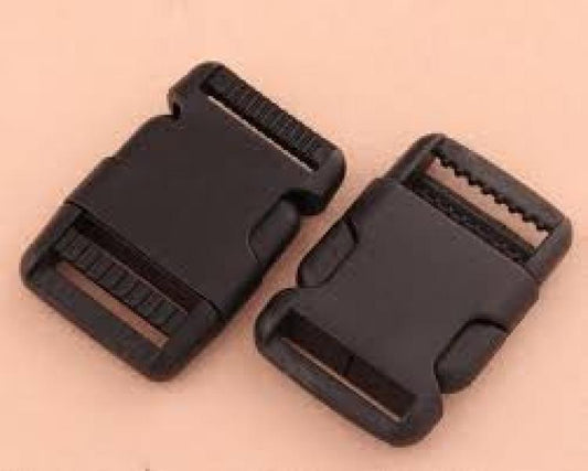 Black Plastic Buckle 25MM. Finishing Touch Wangaratta