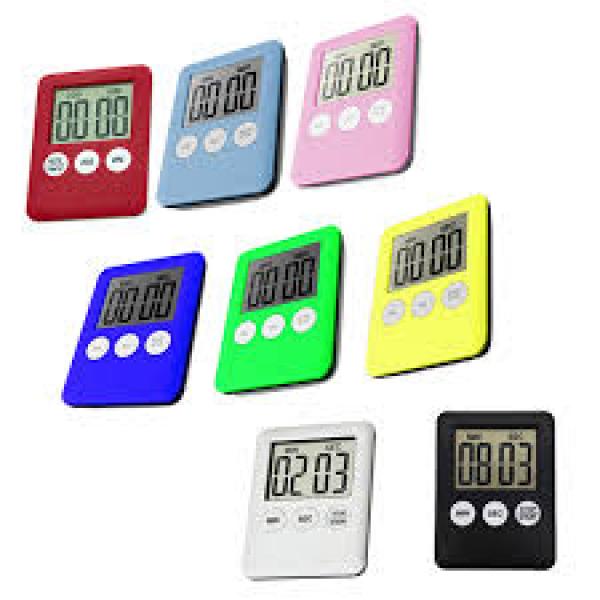 Finishing Touch Timer Digital Square Lcd With Magnetic Back Easy Use Colors Red Green Or Black Finishing Touch Wangaratta