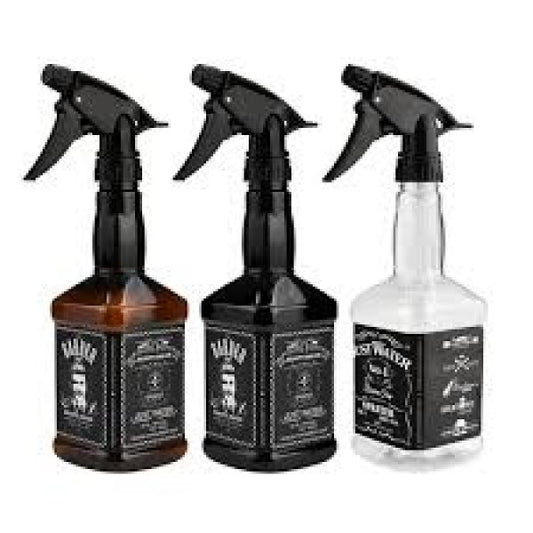 Just Water Barber Spray Bottle Looks Like Jack Daniels Bottle 500ML To 650ML