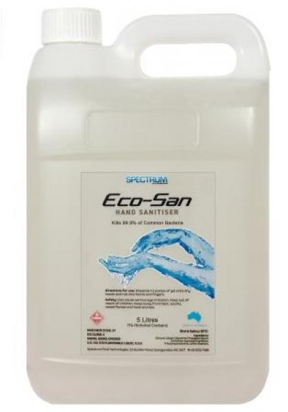 Spectrum Eco San Hand Sanitiser Local Product 5000ML