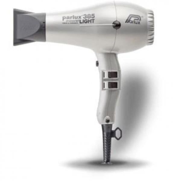 Parlux Dryer 385 Silver Light Super Compact Ceramic & Ionic Parlux