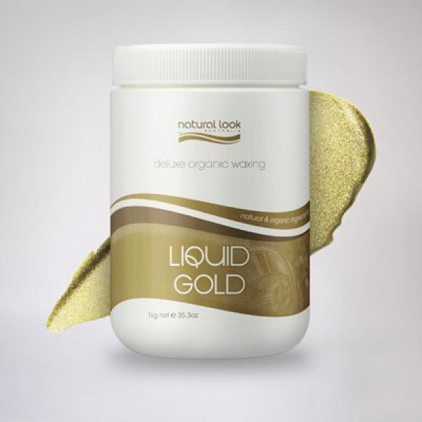 Natural Look Liquid Gold Strip Deluxe Organic Wax 1000ML Artav