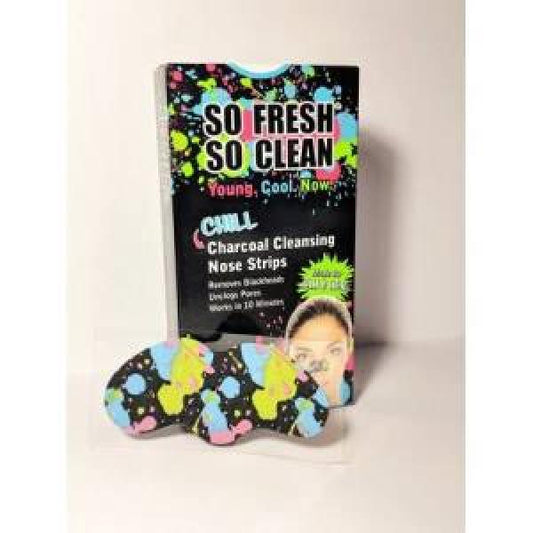 So Fresh So Clean Chill Charcoal Cleansing Nose Strips 8 Per Pack Babyliss