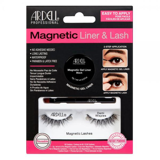 Ardell Magnetic Gel Liner With Demi Wispies Black Lashes