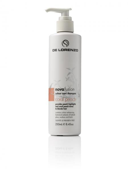 De Lorenzo Nova Fusion Coral Peach Color Care Shampoo 250ML De Lorenzo