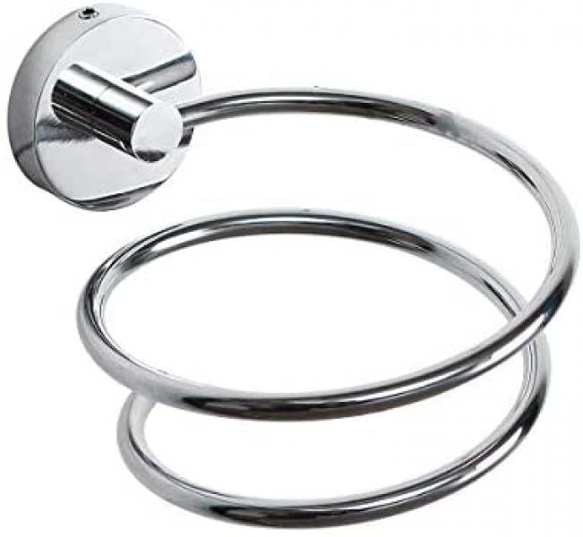 FTW Corkscrew Chrome Dryer Holder