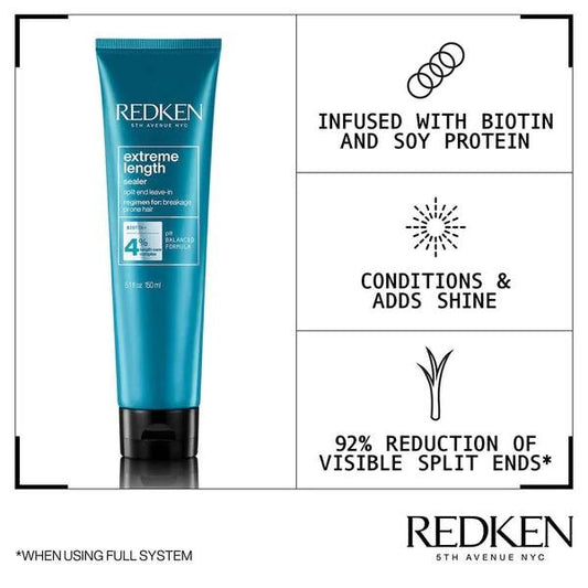 Redken Extreme Length Sealer For Split Ends Leave In Treatment 150ML Redken
