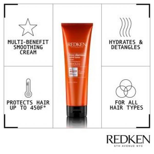 Redken Frizz Dismiss Rebel Tame Leave In Smoothing Cream For Course Hair 250ML Redken