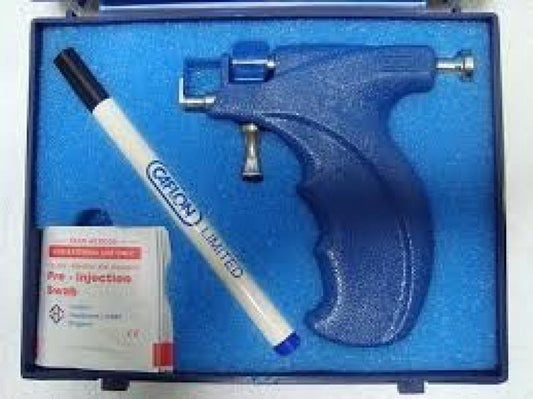 Caflon Blu Ear Piercing Kit Small Single Gun Unit Caflon